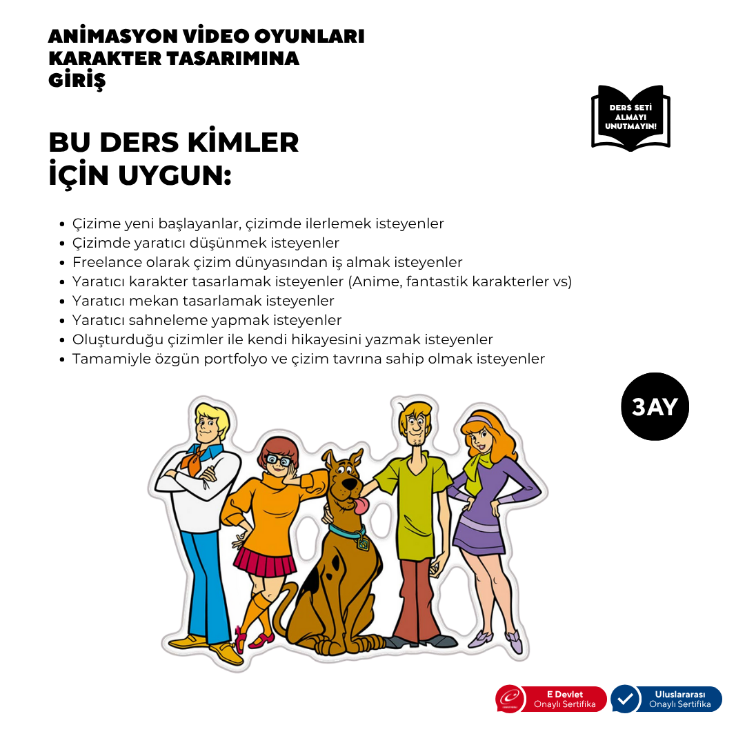 Introduction to Animation Character Design (15+ years old) - Face to Face