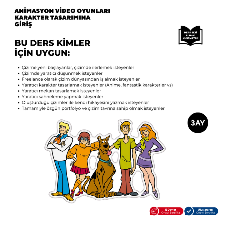 Introduction to Animation Character Design (15+ years old) - Face to Face