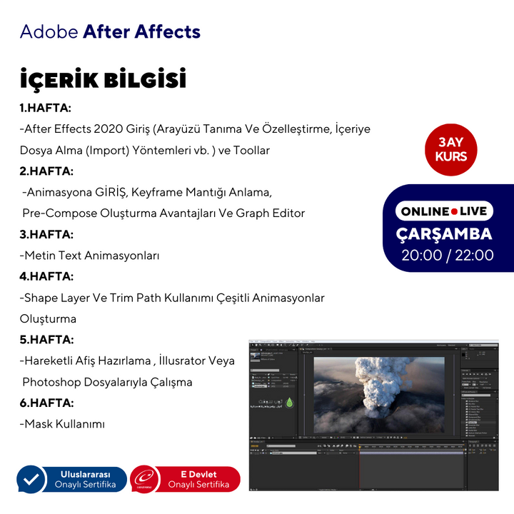 After Effects (Online) Basic Level 