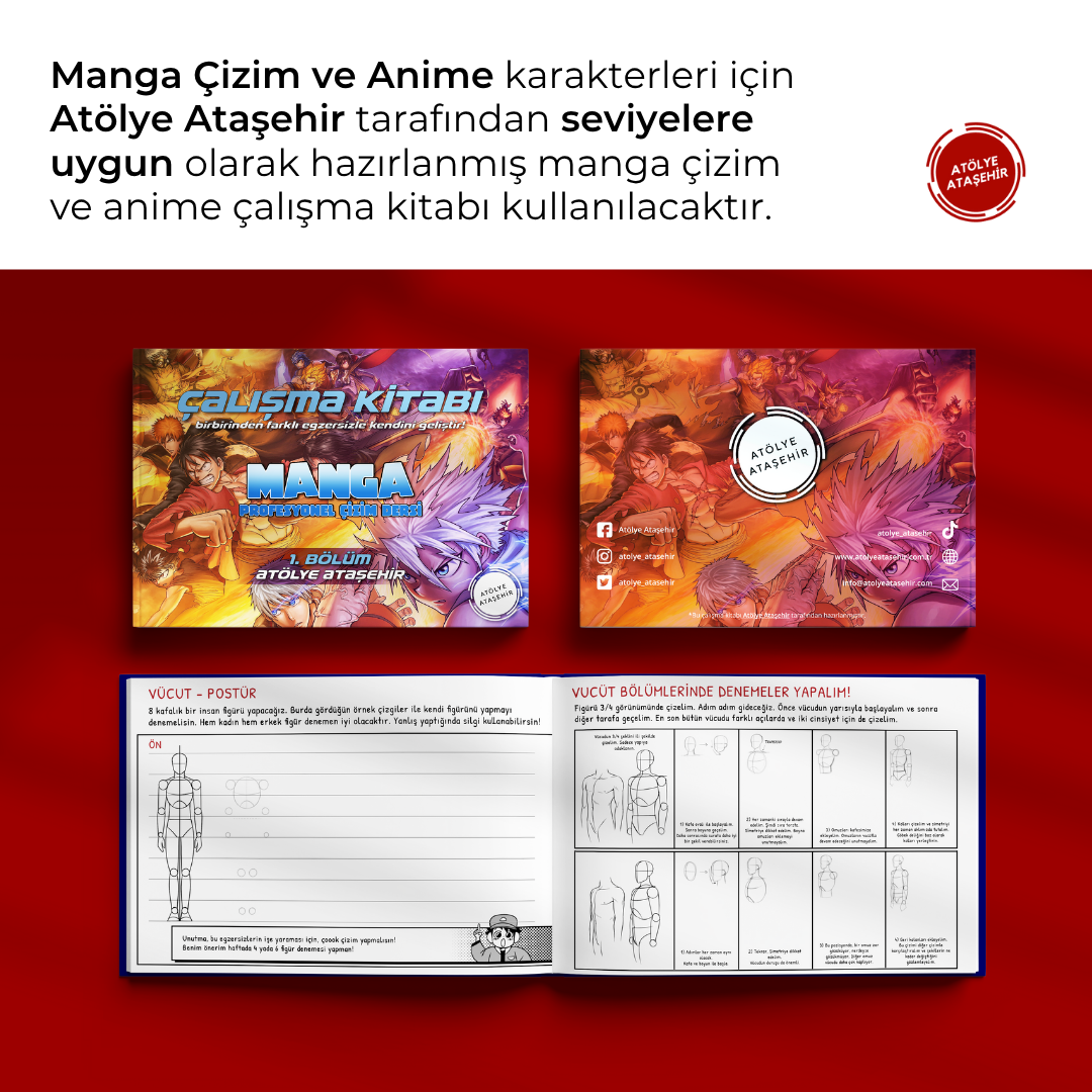 Manga Drawing and Anime Preparation (10-16 Years Old) - Face to Face