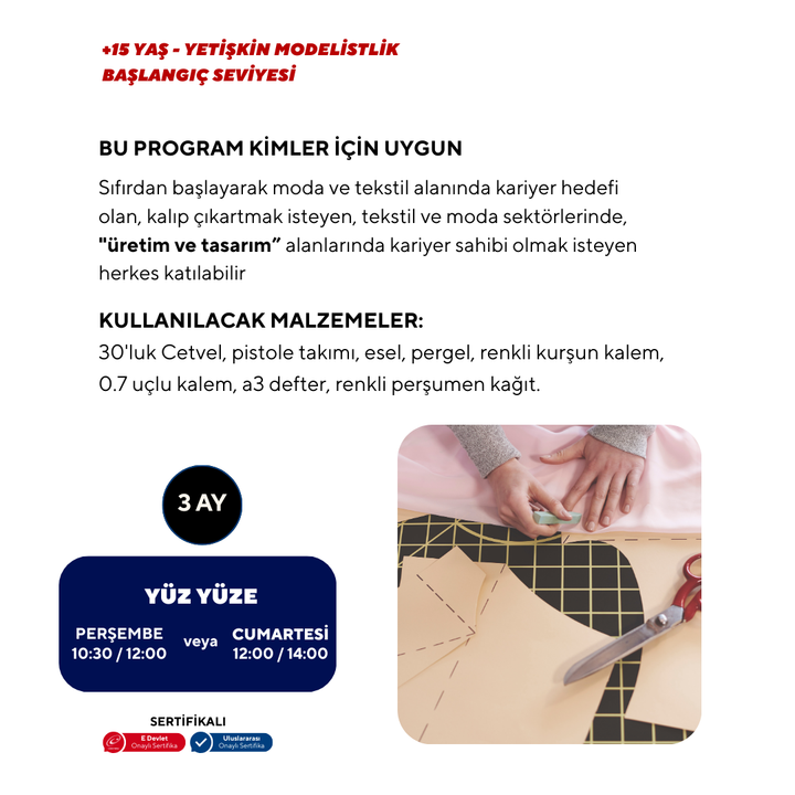 Modeling (Beginner Level) - Face to Face