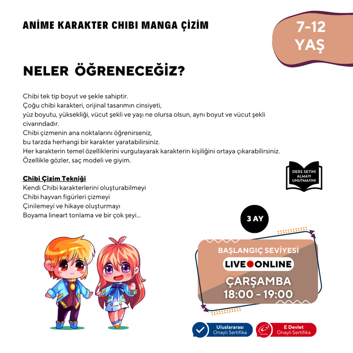 Chibi &amp; Furry Drawing (7-12 Years Old)