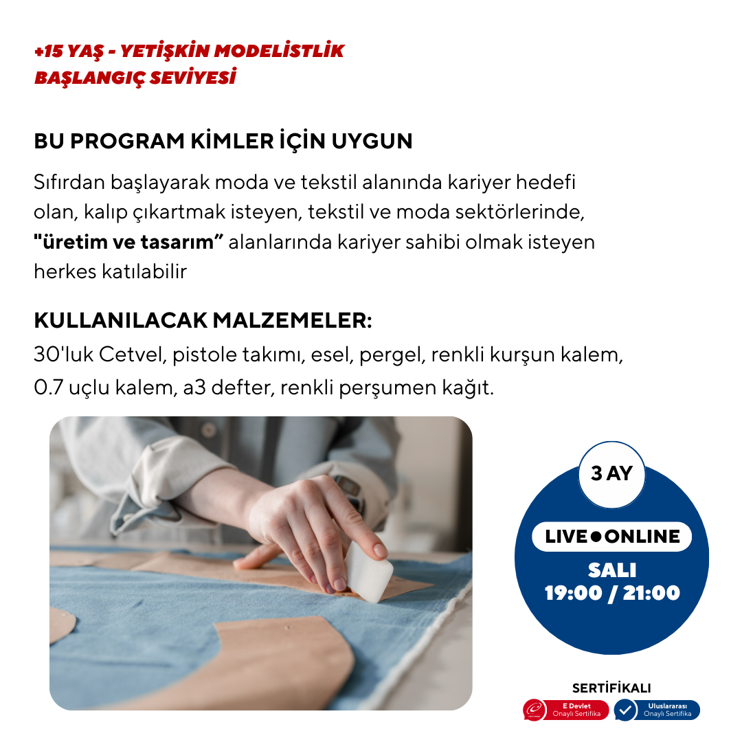 Modeling (15+ Years and Adults) - Beginner Level