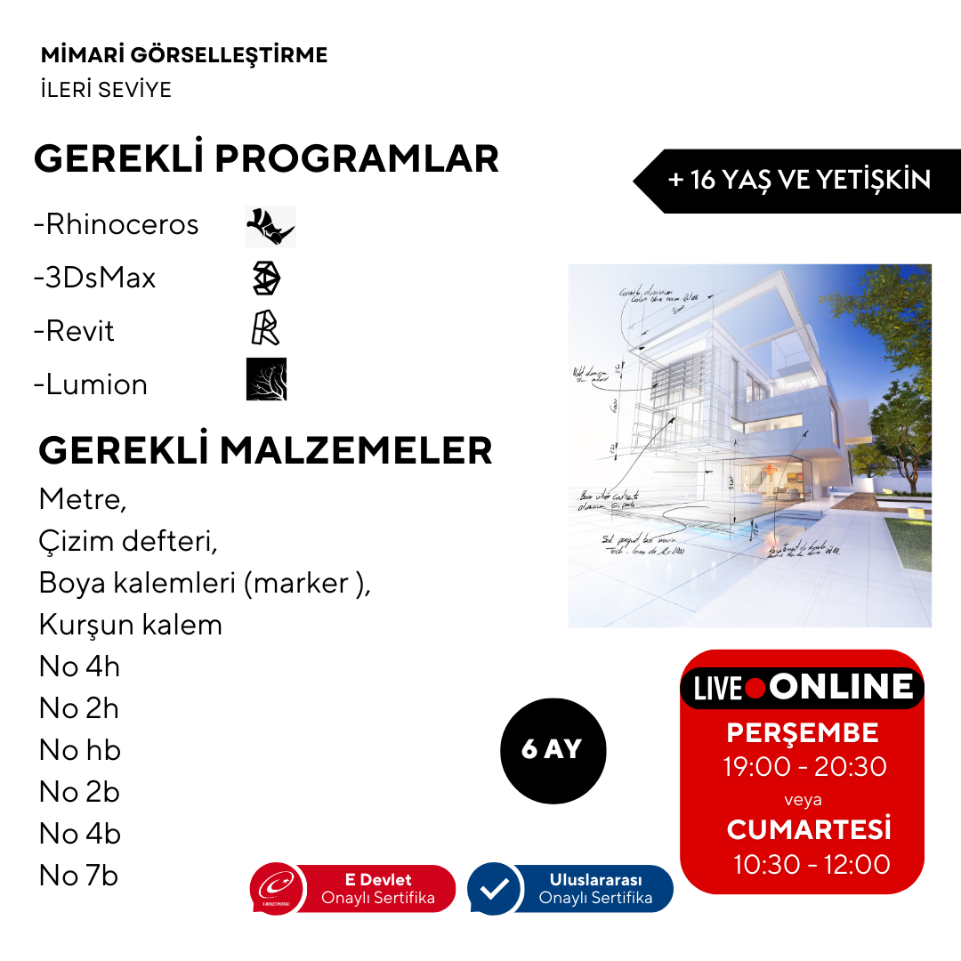 Architectural Visualization - Advanced Level - Online