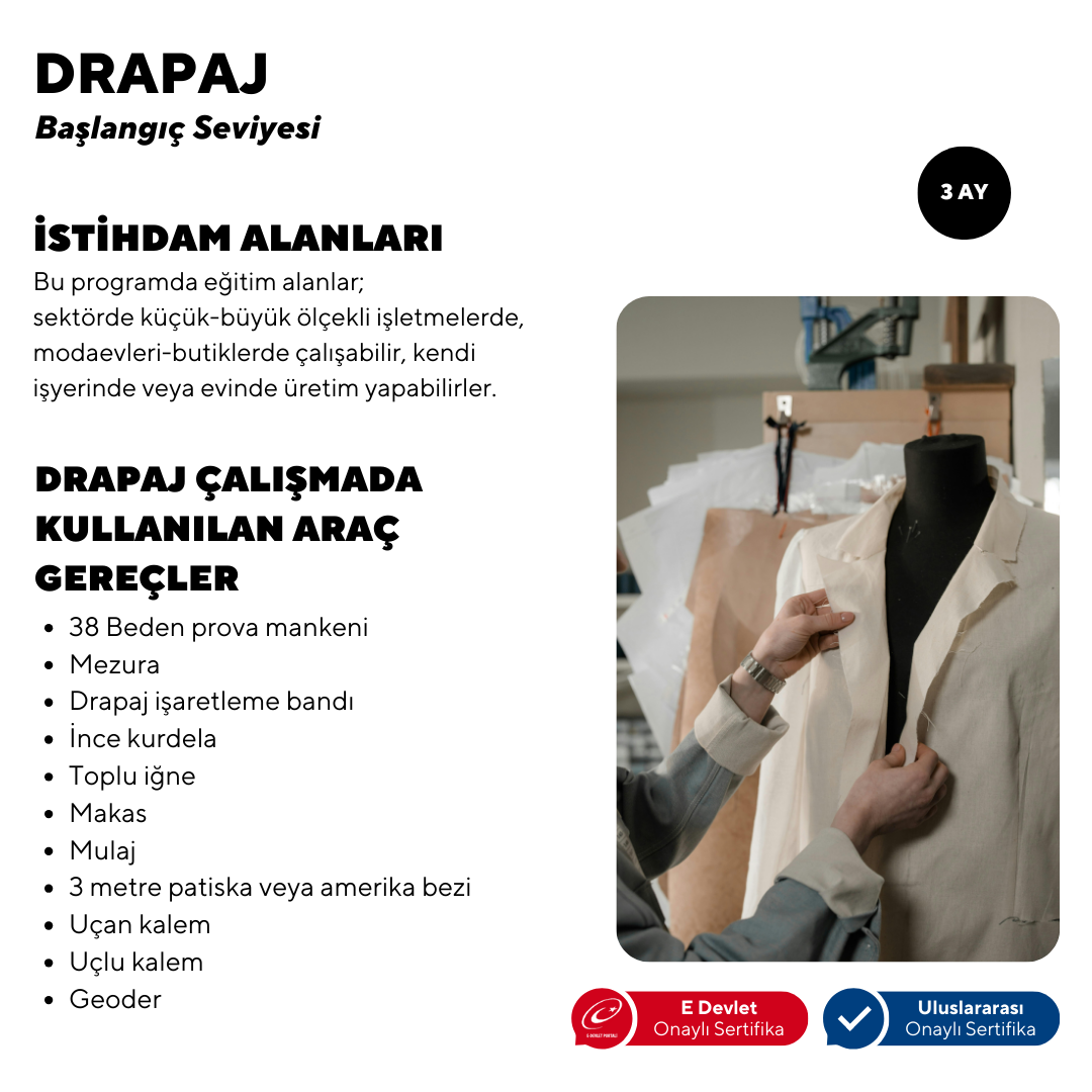 Draping (Beginner Level) - Online 