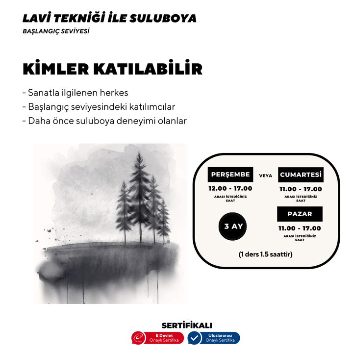 Watercolor with Lavi Technique - Face to Face 