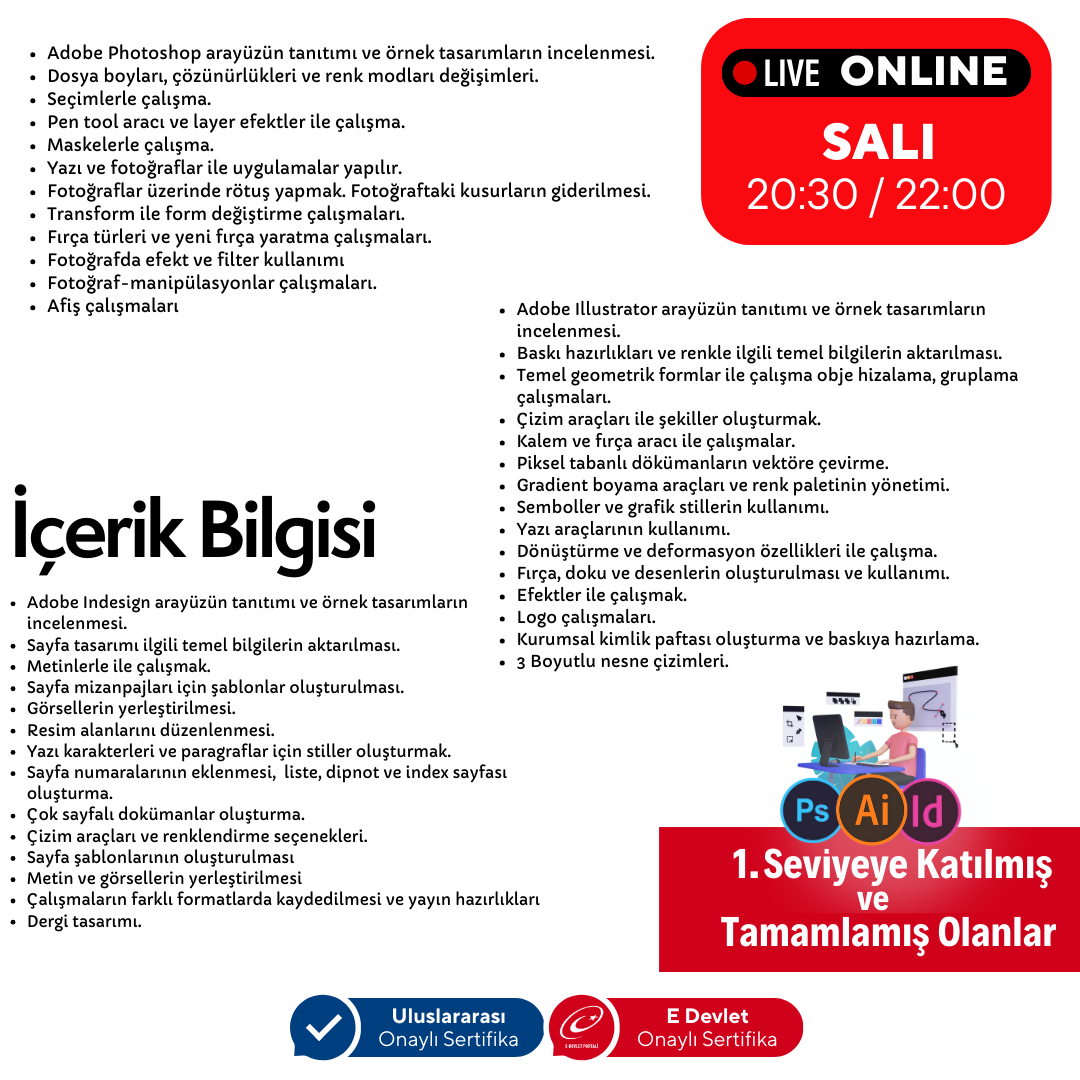 Grafik Tasarım Uzmanlık  (İleri Seviye)
