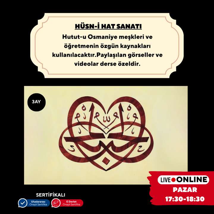Hüsn-i Hat Sanatı  (Yetişkin)