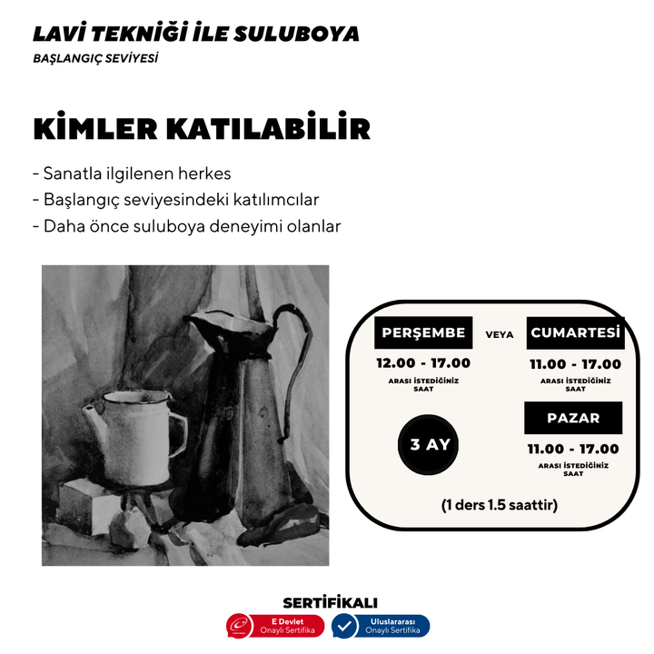 Watercolor with Lavi Technique - Face to Face 