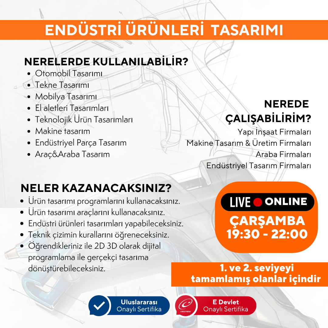 Industrial Product Design - Advanced Level (14+ Years and Adults)