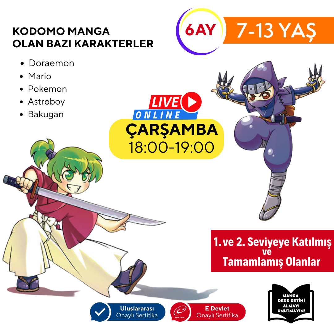 Kodomo Manga &amp; Anime Drawing (7-13 Years Old) - Advanced Level