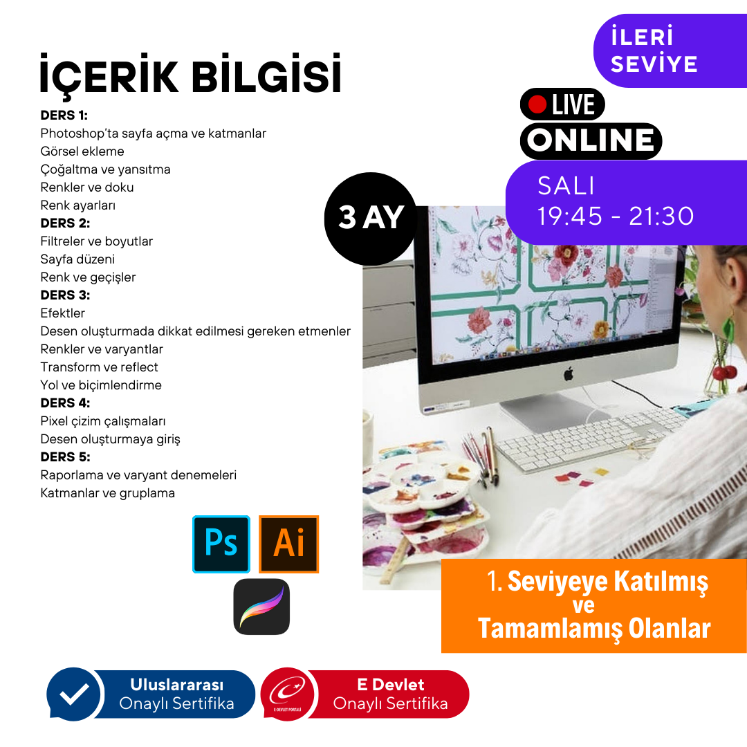 Couturing (Print Pattern Design) (Advanced Level)