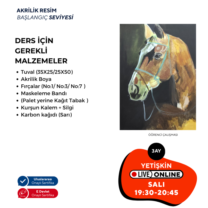 Acrylic Oil Painting (Adult)