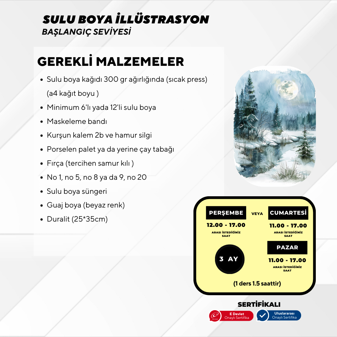 Watercolor Illustration - Face to Face