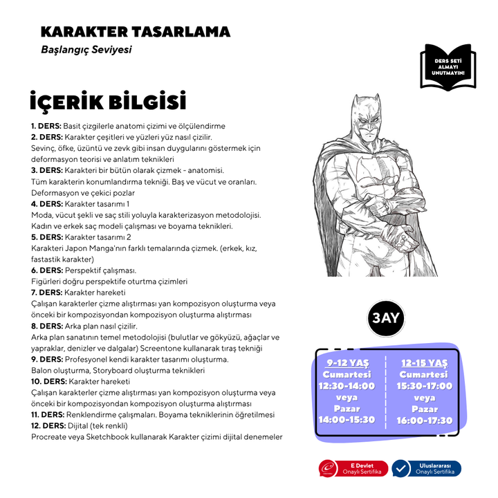 Character Design (Ages 9-15) - Face to Face 