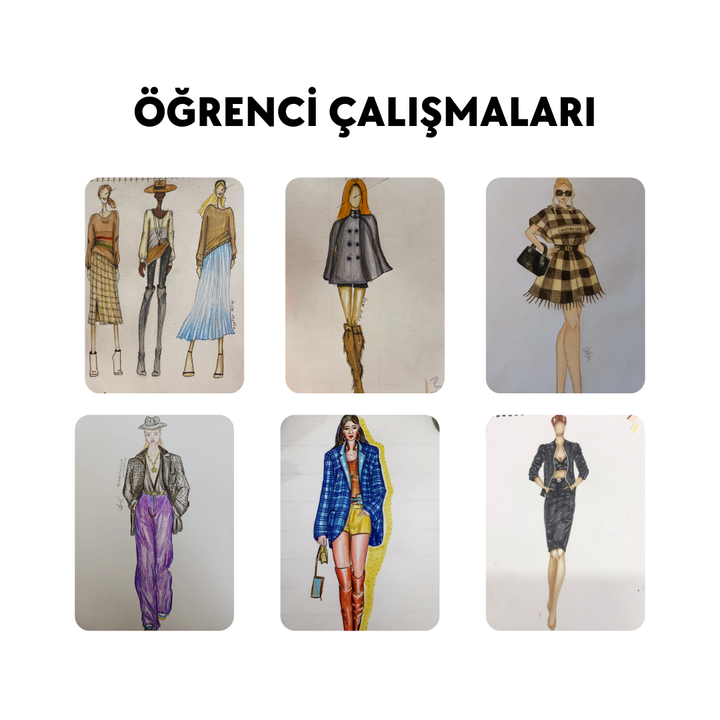 Fashion Design Drawing - Face to Face