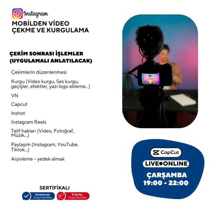 Mobile Video Shooting and Editing Training for Instagram