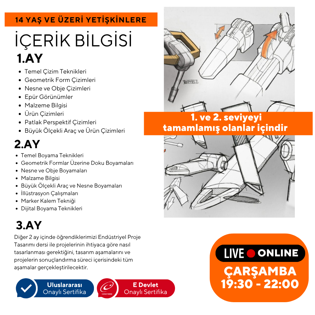 Industrial Product Design - Advanced Level (14+ Years and Adults)