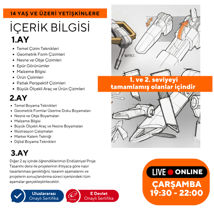 Industrial Product Design - Advanced Level (14+ Years and Adults)