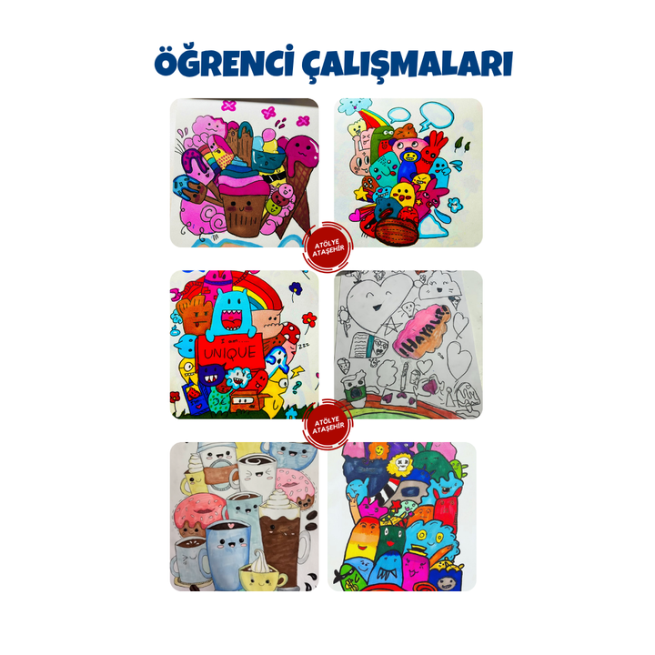 Doodle Sketching Art (8-14 Years Old)