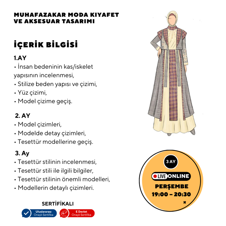 Conservative Fashion Clothing and Accessory Design