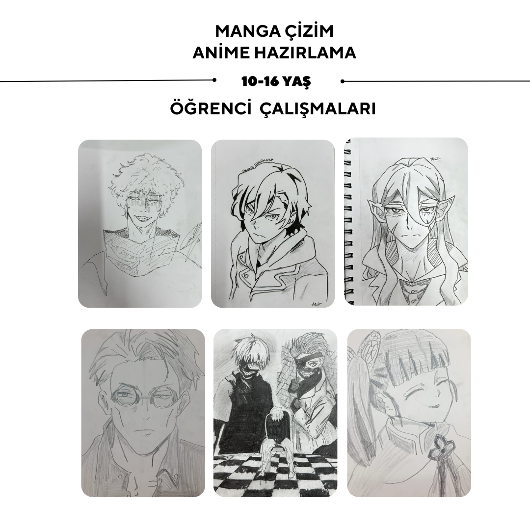 Manga Drawing and Anime Preparation (10-16 Years Old) - Face to Face