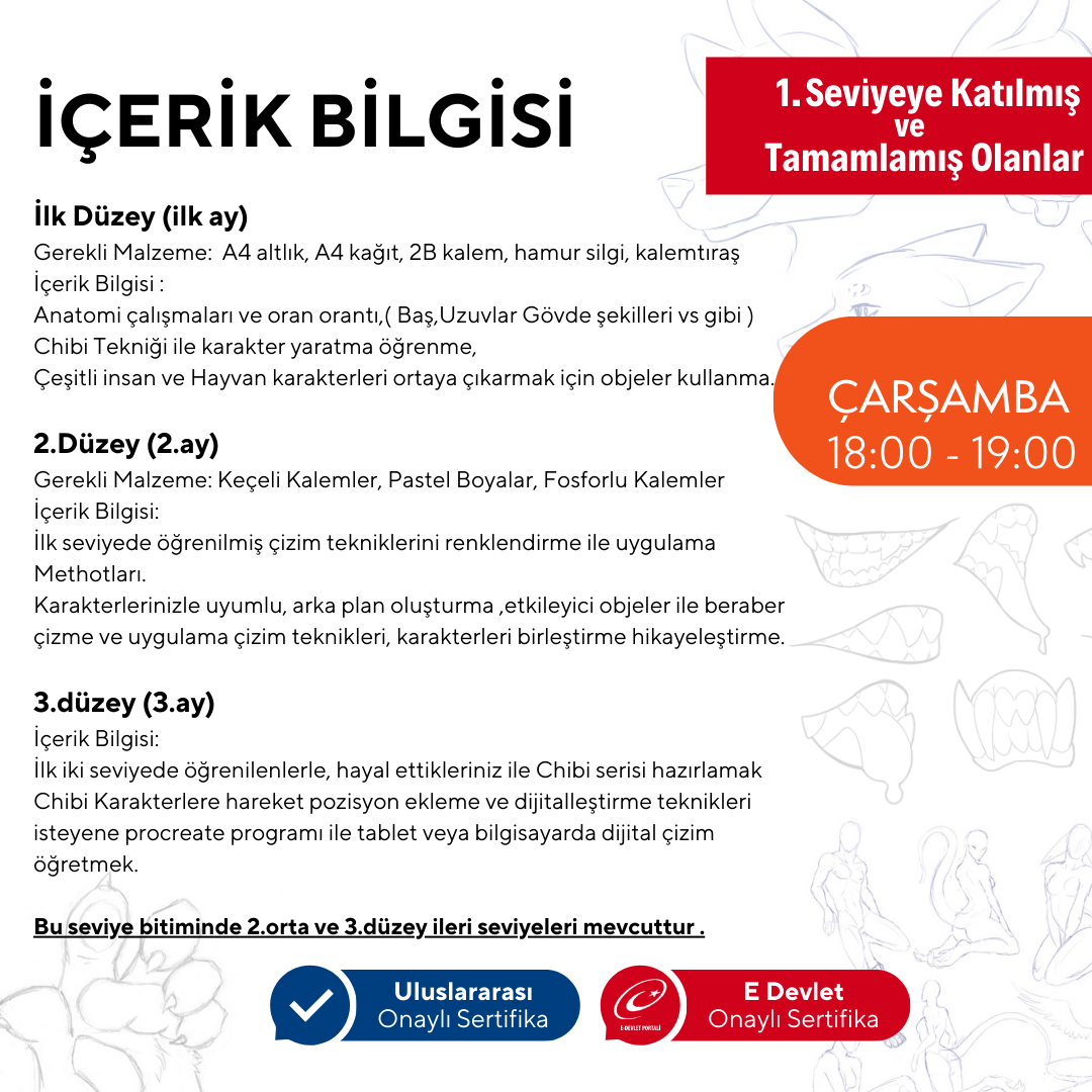 Chibi &amp; Furry Drawing (7-12 Years Old)(Intermediate Level)