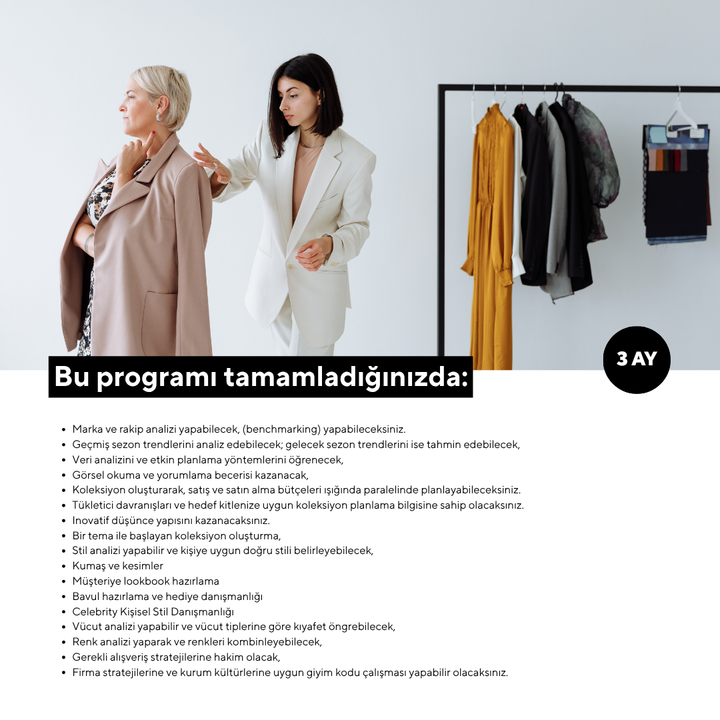 Style Consulting and Collection Creation (Masterclass Program)