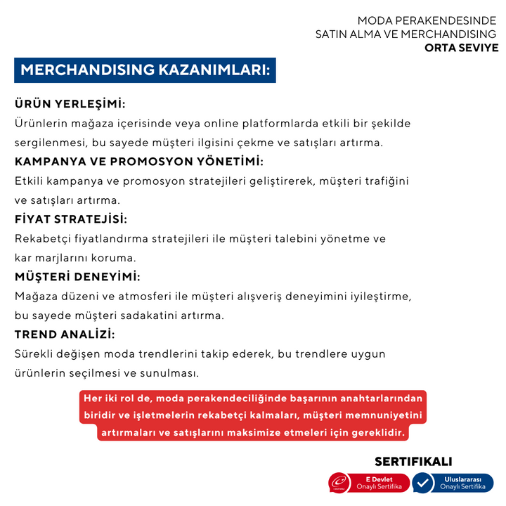 Buying and Merchandising in Fashion Retail (Online)-Intermediate Level