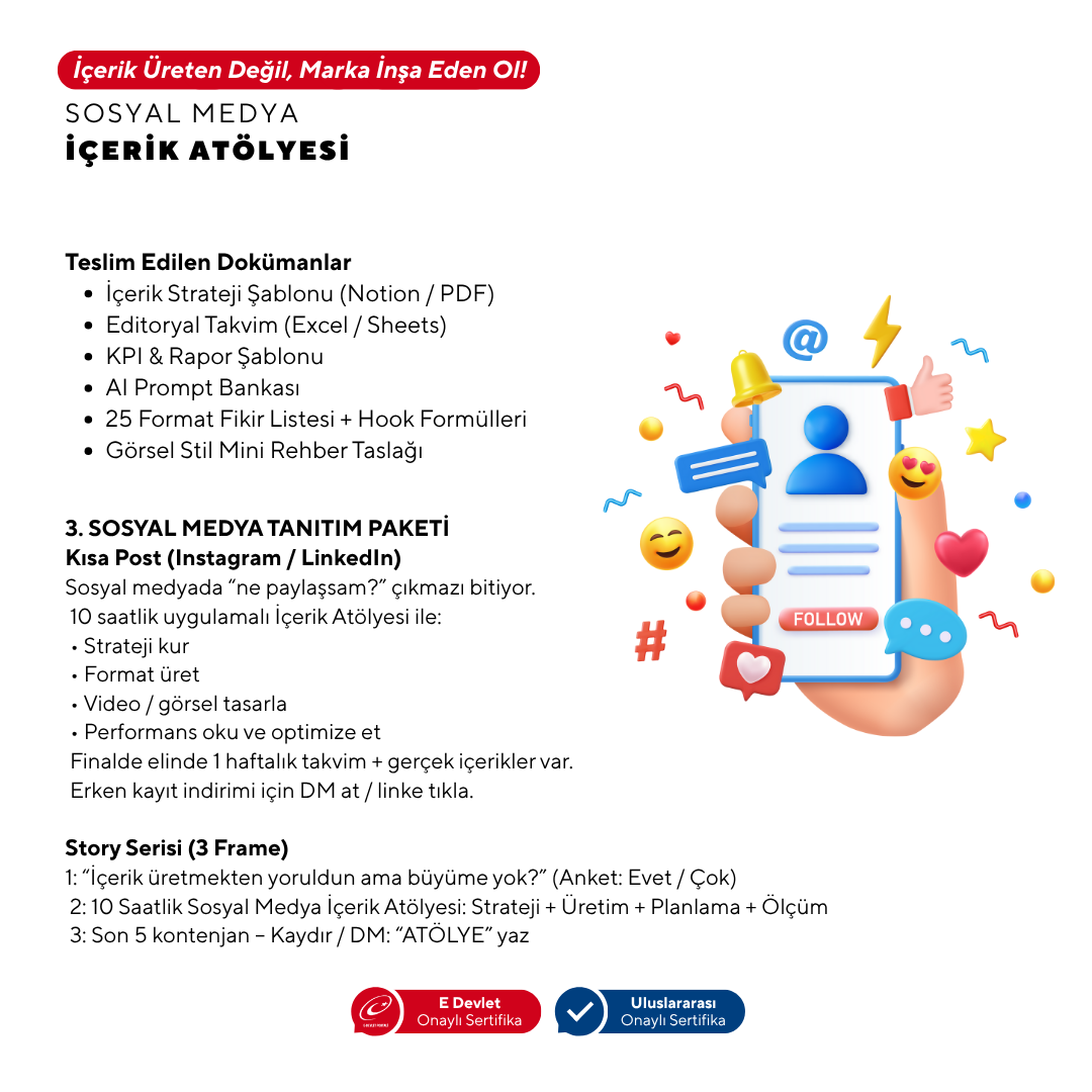 Sosyal Medya İçerik Atölyesi