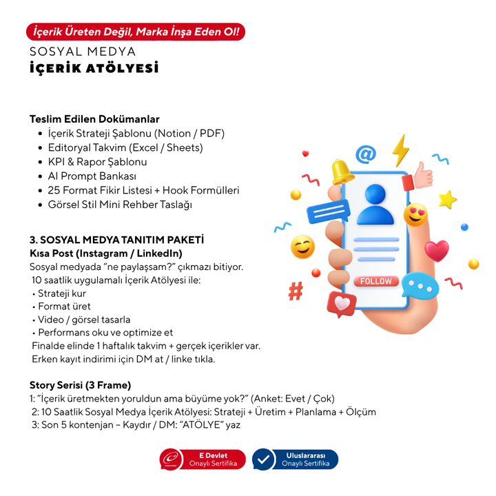 Sosyal Medya İçerik Atölyesi