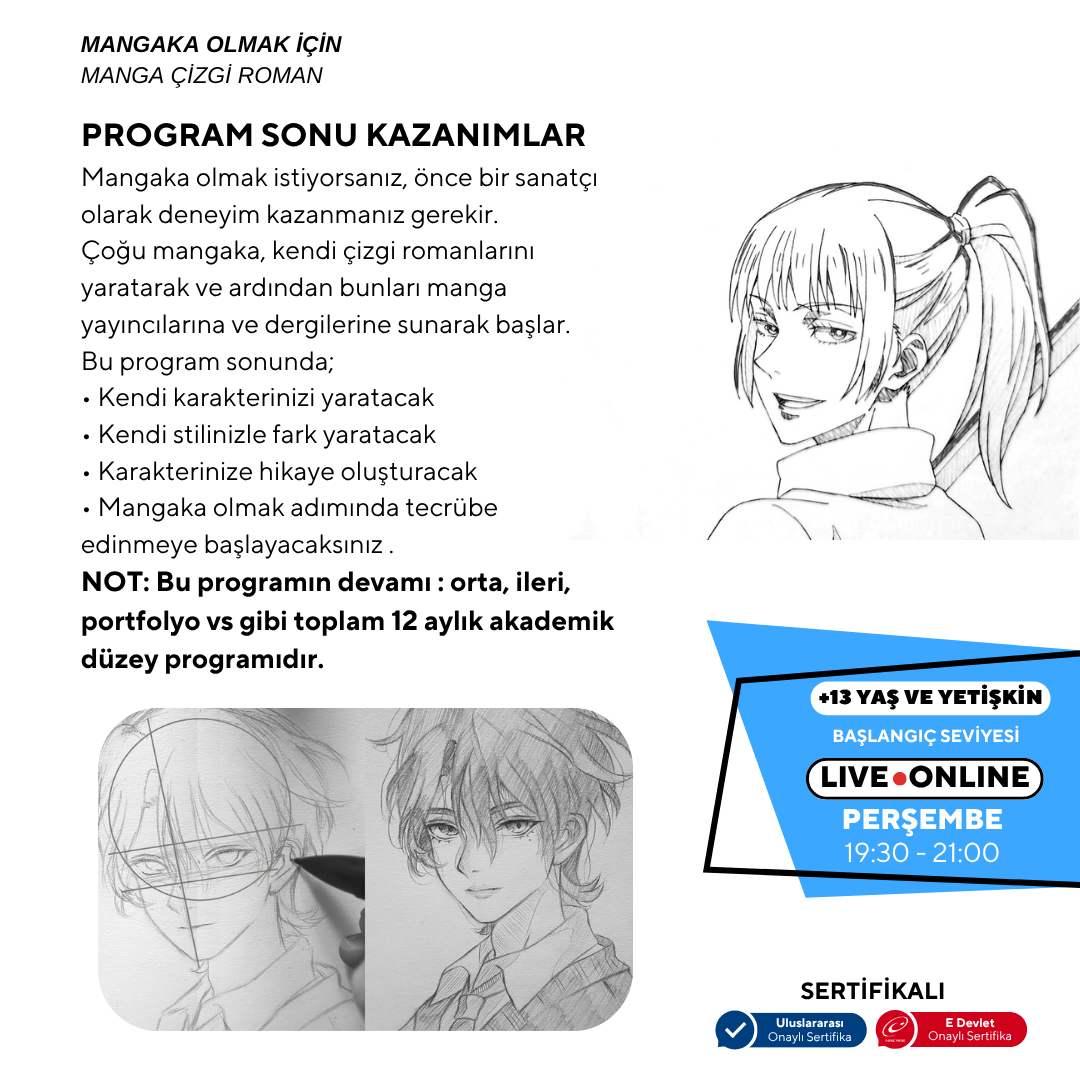 Japanese Comic (MANGA) Storyboard for Becoming a Mangaka