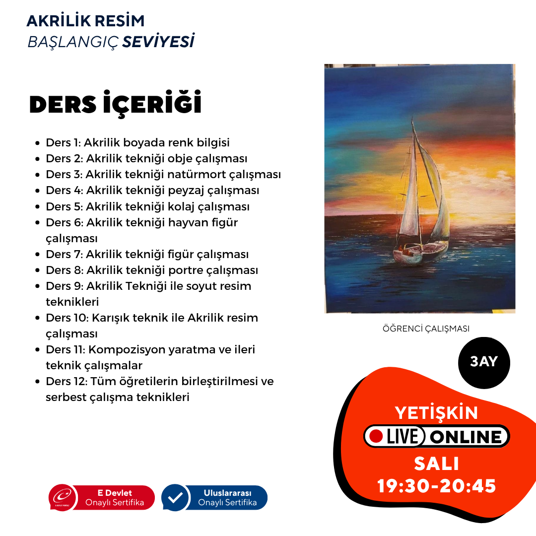 Acrylic Oil Painting (Adult)