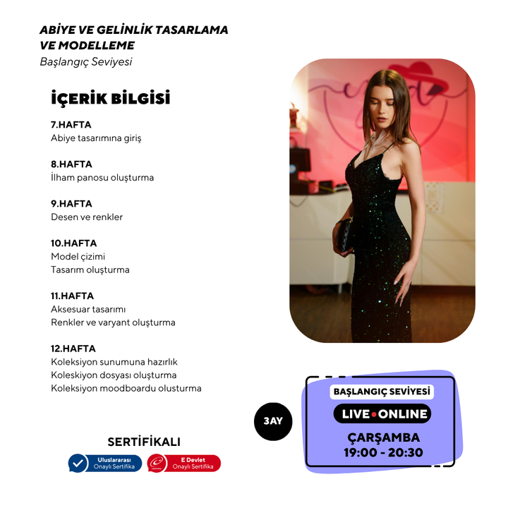 Evening Dress and Wedding Dress Design and Modeling