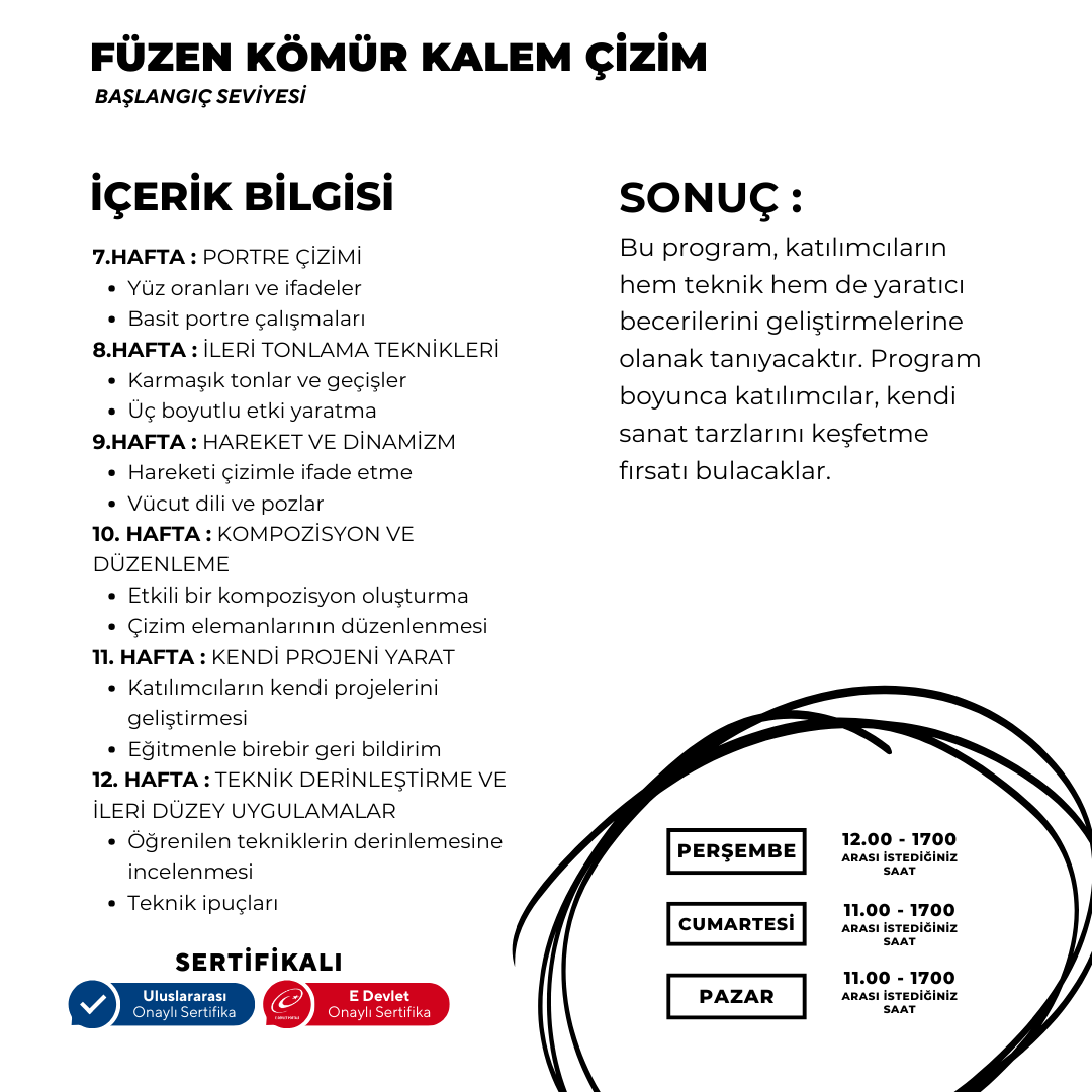 Charcoal Pencil Drawing (face to face) 