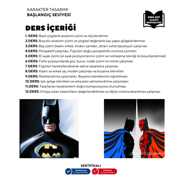 Character Design (Ages 12+)