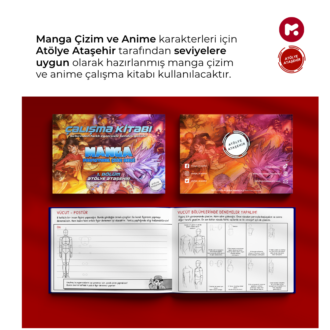 Kawaii Manga Çizim  (8-13 Yaş) - Yüz Yüze