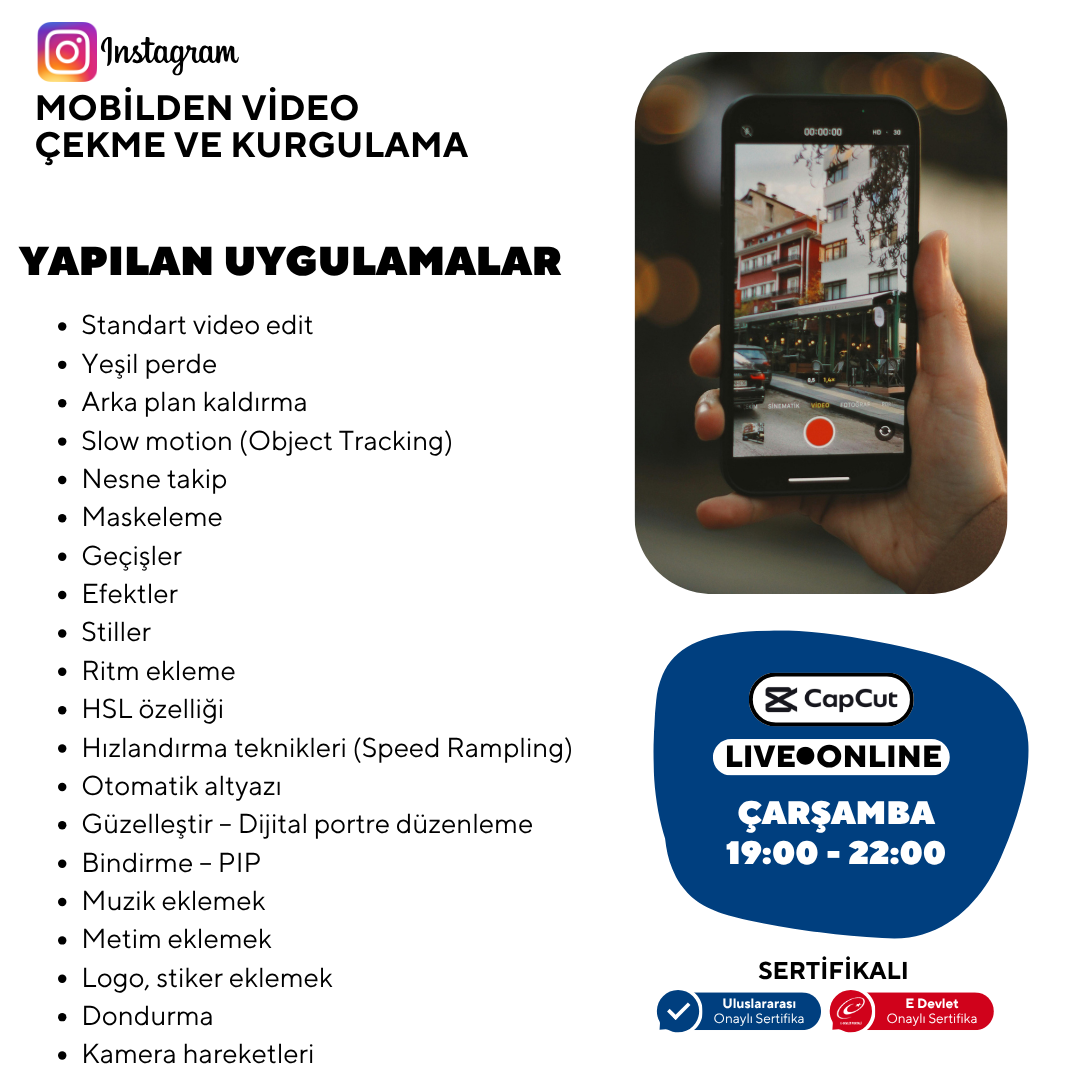 Mobile Video Shooting and Editing Training for Instagram