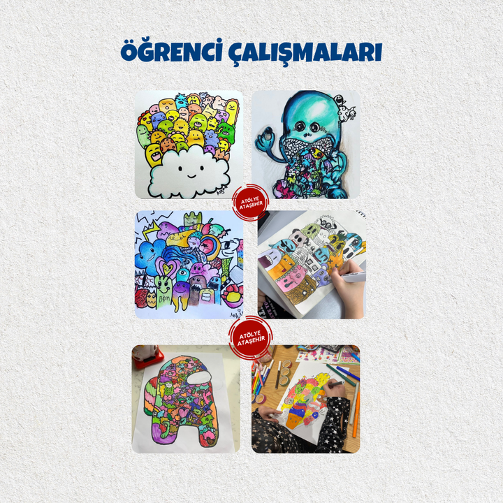 Doodle Sketching Art (8-14 Years Old)