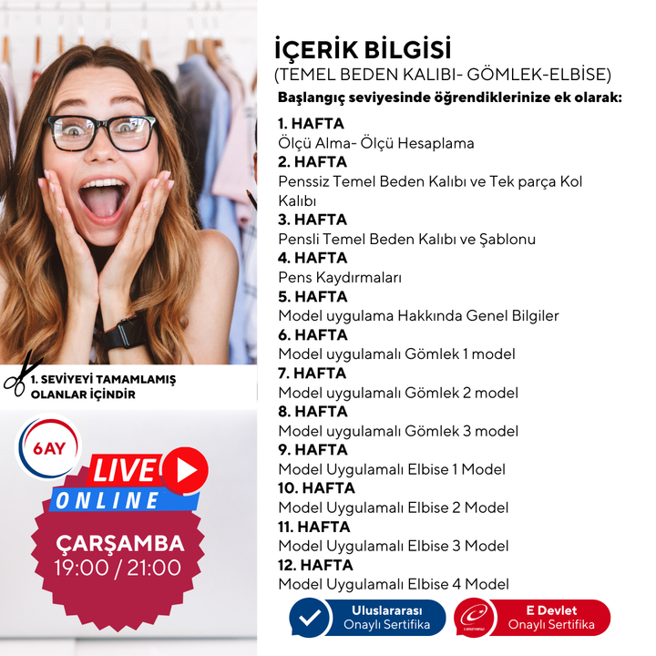 Modeling (15+ Years and Adults) (Intermediate Level)