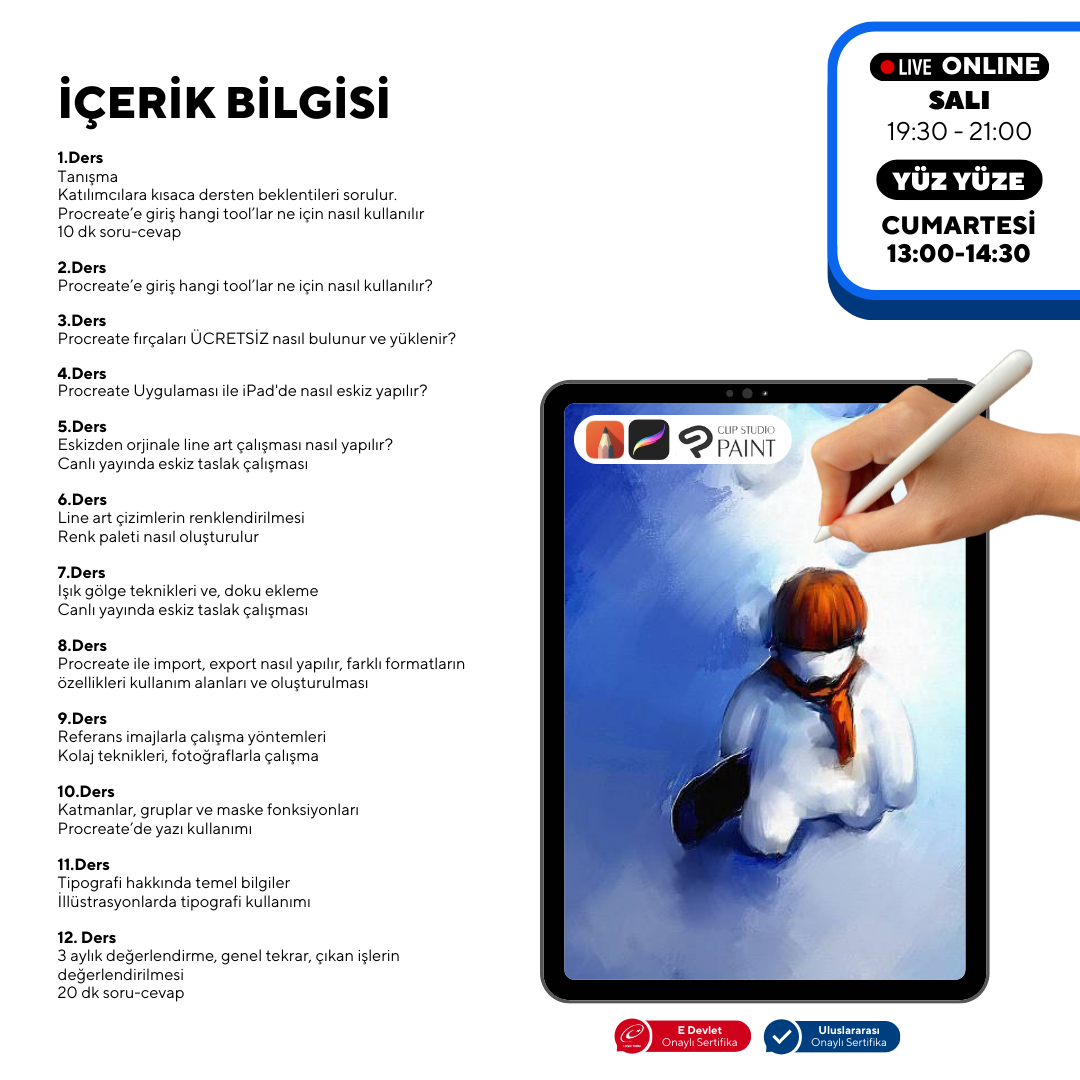 Introduction to Digital Art with Procreate (Ages 12+ and Adults)