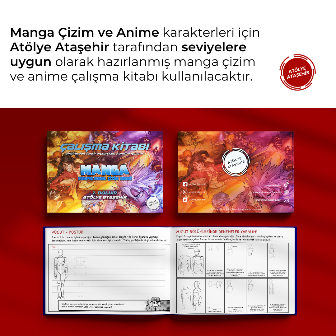 Kawaii Manga Çizim (8-13 Yaş)(Orta Seviye) - Yüz Yüze