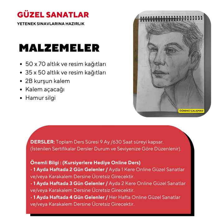 Fine Arts Preparation 630 Hours - Face to Face