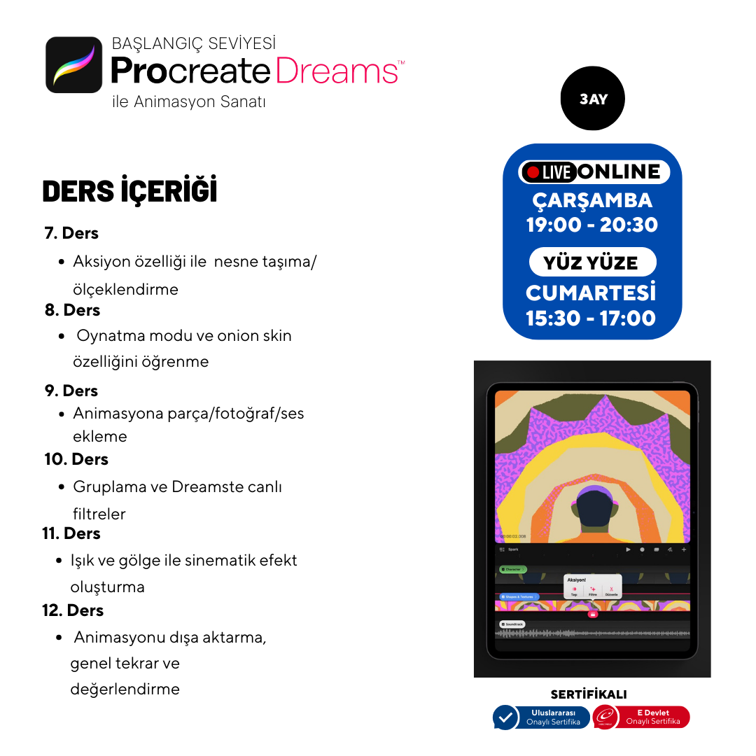 Procreate Dreams - Beginner Level - Online 