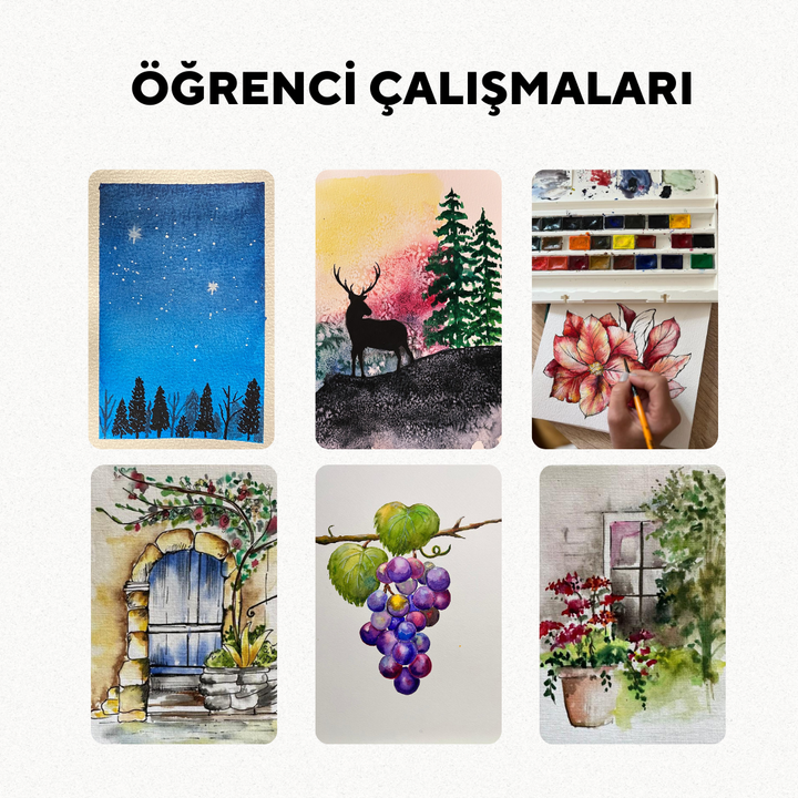 Watercolor Illustration - Face to Face