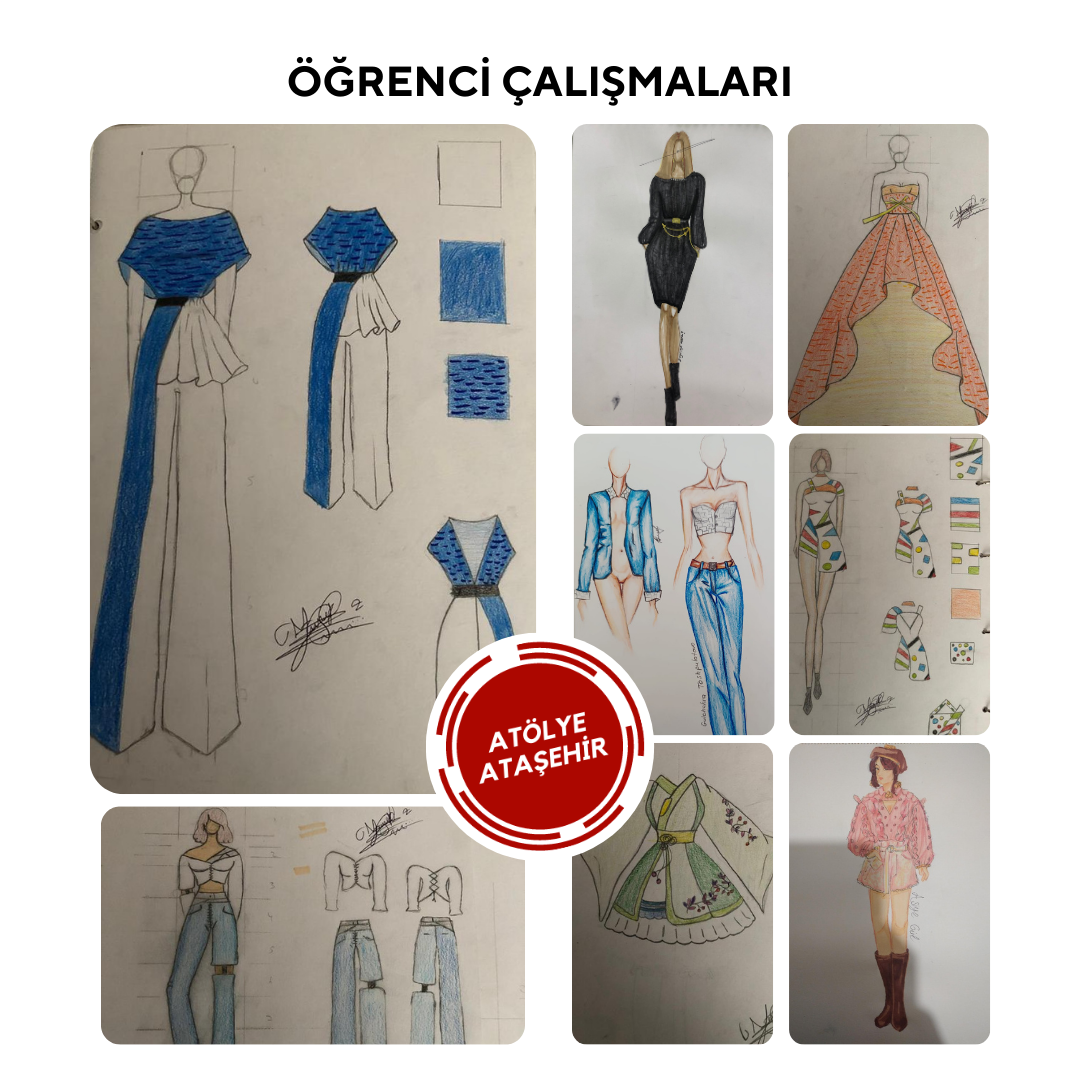 Fashion Design and Drawing Lessons (Adult) - Advanced Level - Online 