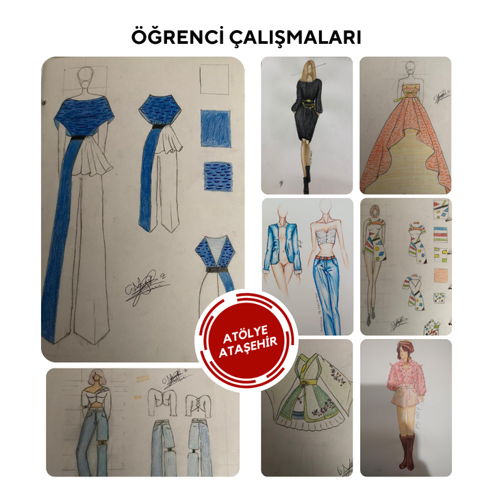 Fashion Design and Drawing Lessons (Adult) - Advanced Level - Online 