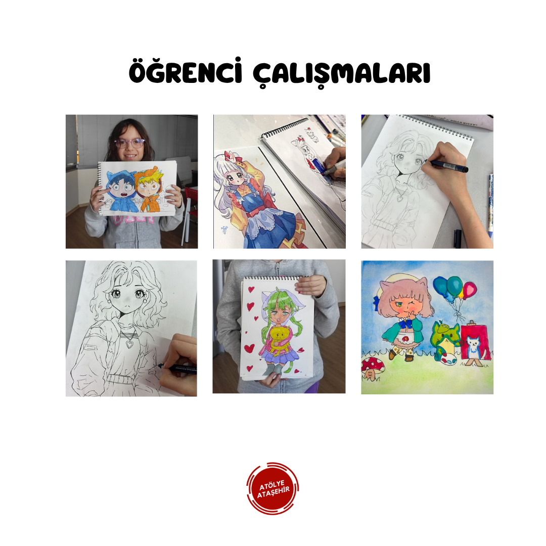 Kawaii Manga Çizim  (8-13 Yaş) - Yüz Yüze