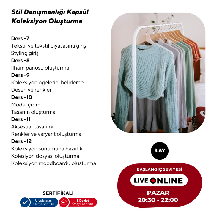 Style Consulting and Collection Creation (Masterclass Program)