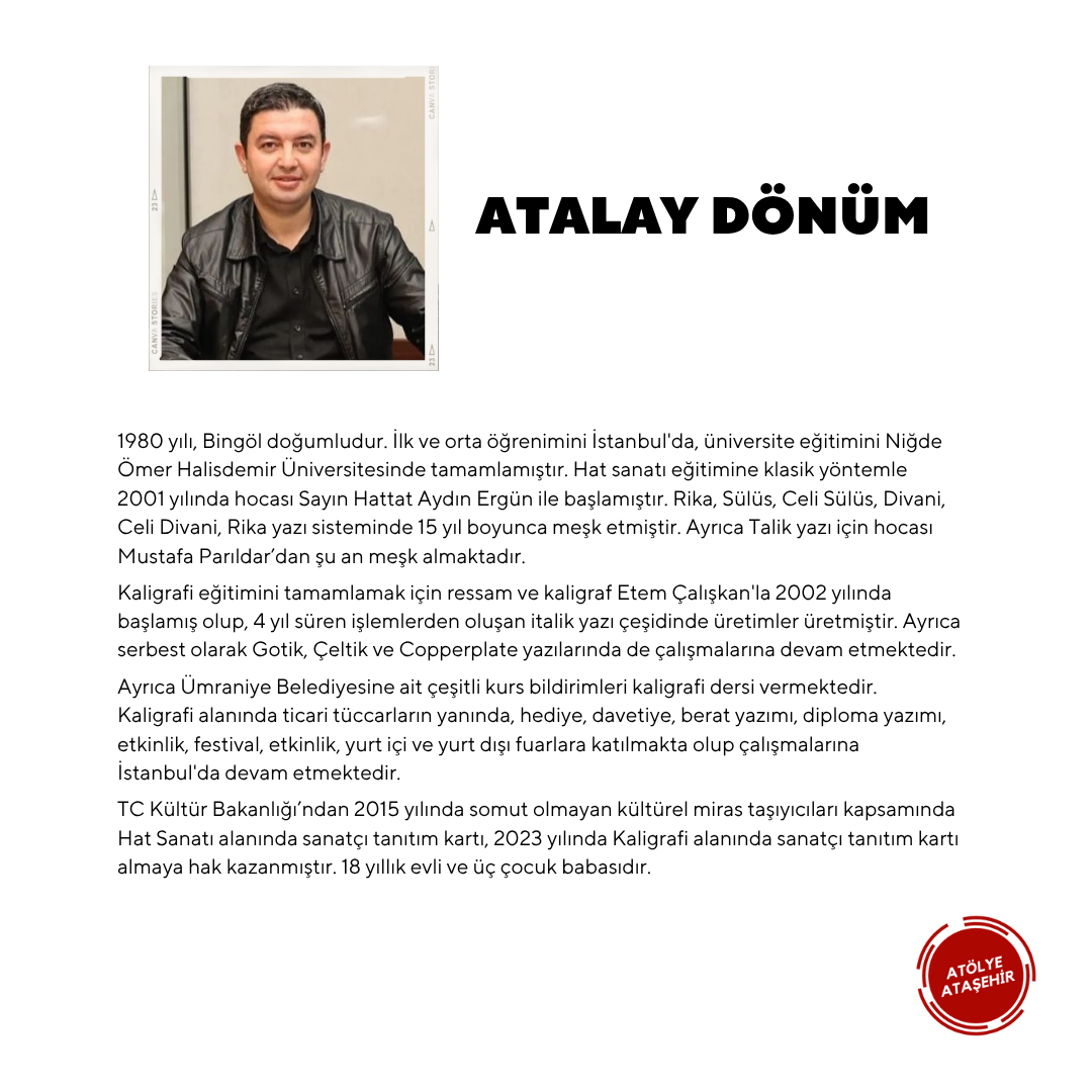 Hüsn-i Hat Sanatı  (Yetişkin)